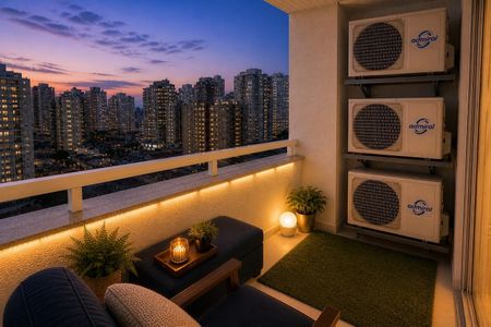 Apartamento para alugar com 157m², 3 quartos e 4 vagasVaranda