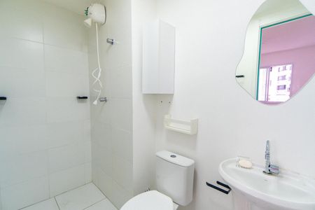 Banheiro da Suíte de apartamento para alugar com 1 quarto, 29m² em Planalto Paulista, São Paulo