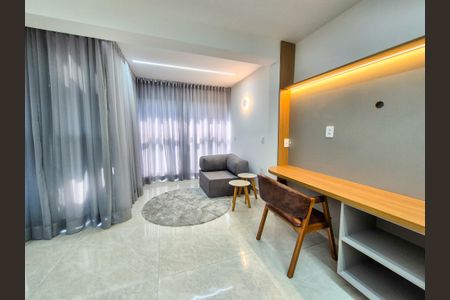 Sala de apartamento para alugar com 1 quarto, 30m² em Higienópolis, São Paulo