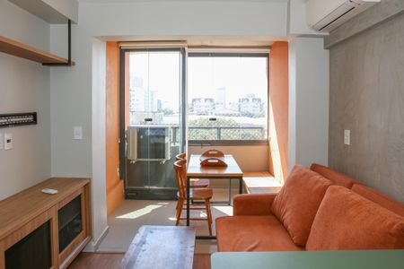 Sala e Cozinha de apartamento para alugar com 1 quarto, 35m² em Perdizes, São Paulo