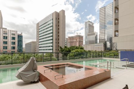 Studio para alugar com 24m², 1 quarto e sem vagaPiscina
