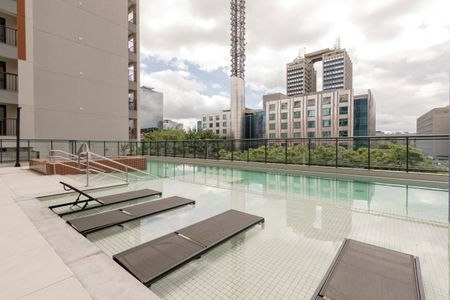 Studio para alugar com 24m², 1 quarto e sem vagaPiscina