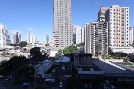 Vista da Sacada de kitnet/studio para alugar com 1 quarto, 56m² em Setor Bueno, Goiânia