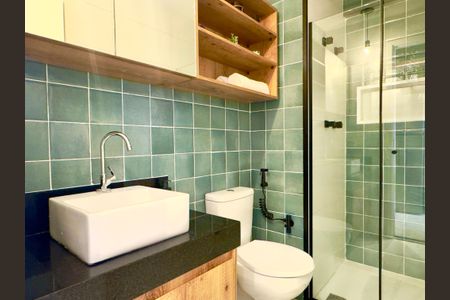 Studio para alugar com 29m², 1 quarto e sem vagaBanheiro