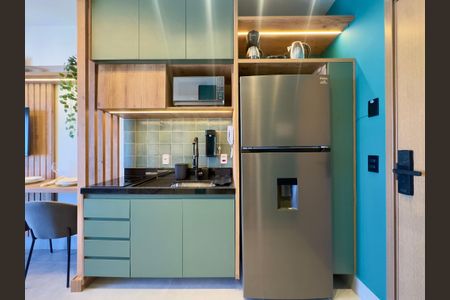 Studio para alugar com 29m², 1 quarto e sem vagaCozinha