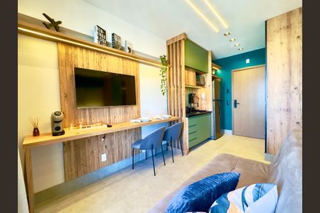 Studio para alugar com 29m², 1 quarto e sem vagaSala
