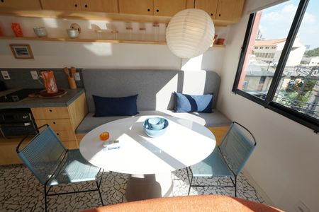 Studio à venda com 34m², 1 quarto e sem vagaCozinha
