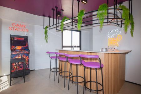 Studio à venda com 34m², 1 quarto e sem vagaGame Bar