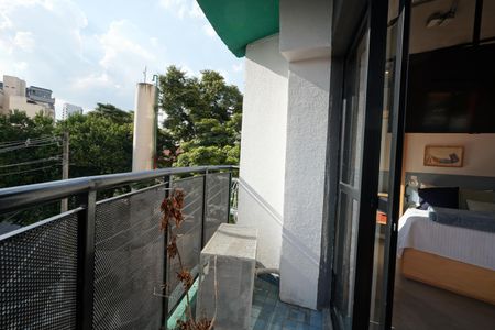 Studio à venda com 34m², 1 quarto e sem vagaVaranda