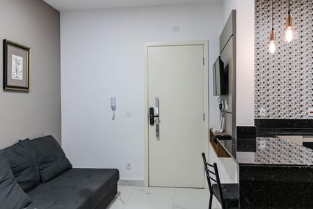 Sala de apartamento para alugar com 1 quarto, 35m² em Estoril, Belo Horizonte
