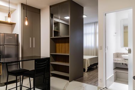 Sala de apartamento para alugar com 1 quarto, 35m² em Estoril, Belo Horizonte