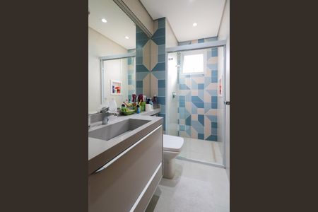 Apartamento à venda com 122m², 3 quartos e 2 vagasBanheiro da Suíte 1