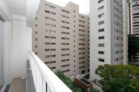 Varanda de kitnet/studio à venda com 1 quarto, 27m² em Jardim Paulista, São Paulo