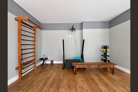 Apartamento para alugar com 33m², 1 quarto e 1 vaga Apartamento para alugar com 33m², 1 quarto e 1 vagaÁrea comum - Academia