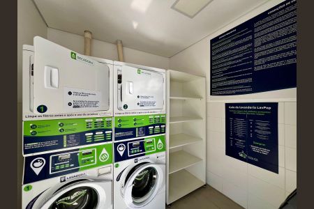 Apartamento para alugar com 33m², 1 quarto e 1 vaga Apartamento para alugar com 33m², 1 quarto e 1 vagaÁrea comum - Lavanderia