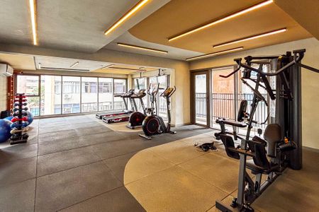 Studio para alugar com 24m², 1 quarto e sem vaga Studio para alugar com 24m², 1 quarto e sem vagaacademia