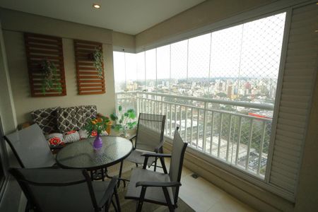Varanda Gourmet da Sala  de apartamento para alugar com 2 quartos, 77m² em Centro, São Bernardo do Campo