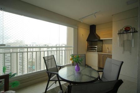 Varanda Gourmet da Sala  de apartamento para alugar com 2 quartos, 77m² em Centro, São Bernardo do Campo