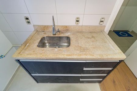 Apartamento à venda com 49m², 2 quartos e 1 vagaDetalhe - Cozinha
