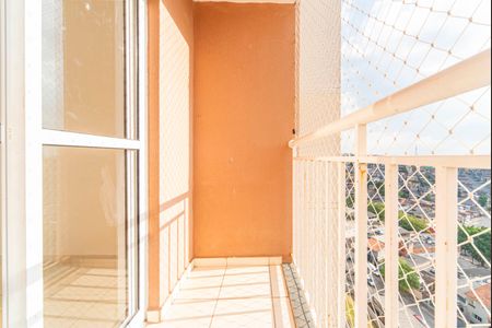 Varanda da Sala de apartamento para alugar com 2 quartos, 54m² em Jardim do Estádio, Santo André