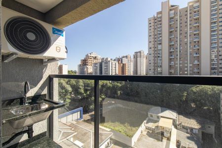 Apartamento para alugar com 36m², 1 quarto e sem vagaVaranda gourmet
