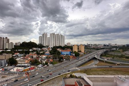 Vista da Sacada de apartamento à venda com 2 quartos, 60m² em Vila Campestre, São Bernardo do Campo