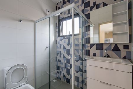 Banheiro de apartamento para alugar com 2 quartos, 46m² em Barra Funda, São Paulo