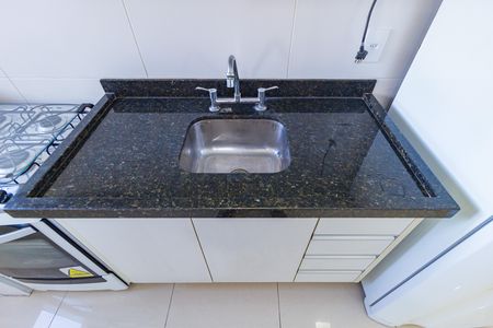 Apartamento à venda com 40m², 1 quarto e 1 vaga Apartamento à venda com 40m², 1 quarto e 1 vagaDetalhe - Cozinha