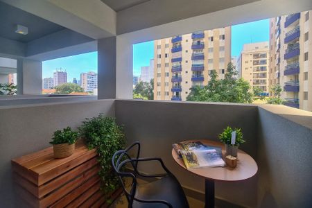 Vista/Varanda de kitnet/studio para alugar com 1 quarto, 27m² em Pinheiros, São Paulo