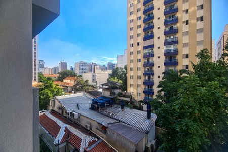 Vista/Varanda de kitnet/studio para alugar com 1 quarto, 27m² em Pinheiros, São Paulo