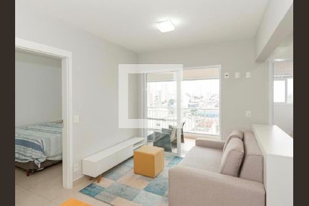 Sala de apartamento à venda com 1 quarto, 48m² em Jardim Aeroporto, São Paulo