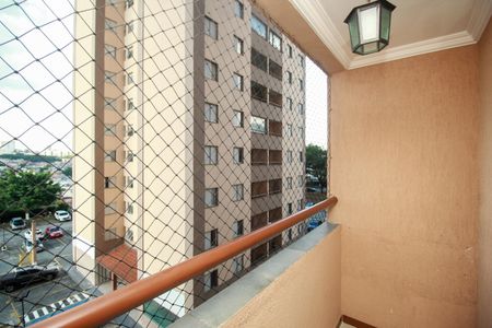 Varanda da Sala de apartamento para alugar com 3 quartos, 64m² em Utinga, Santo André