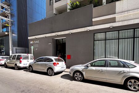 Apartamento para alugar com 30m², 1 quarto e sem vagafachada do predio