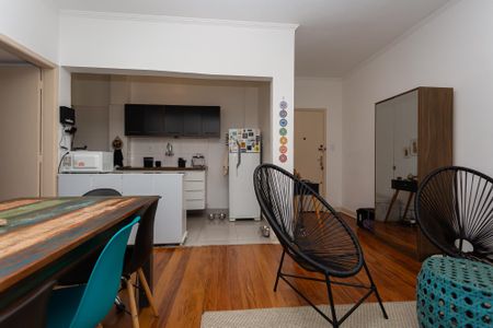 Sala de apartamento à venda com 1 quarto, 56m² em Vila Mariana, São Paulo