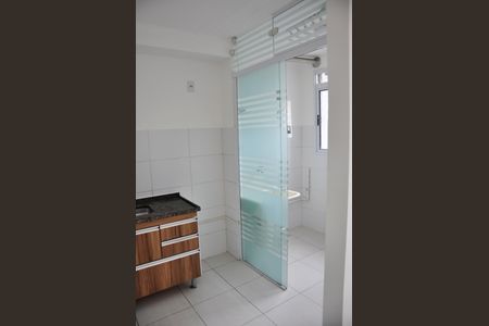 Apartamento para alugar com 46m², 2 quartos e sem vaga Apartamento para alugar com 46m², 2 quartos e sem vagaDetalhe - Cozinha Americana