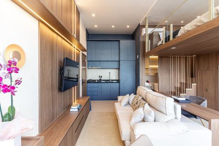 Studio para alugar com 38m², 1 quarto e 1 vagaSala