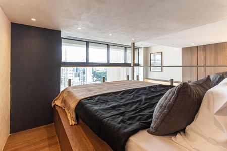 Studio para alugar com 38m², 1 quarto e 1 vagaQuarto