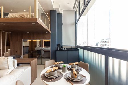 Studio para alugar com 38m², 1 quarto e 1 vagaSala