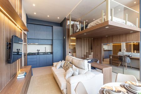 Studio para alugar com 38m², 1 quarto e 1 vagaSala