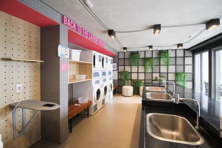 Studio para alugar com 24m², 1 quarto e sem vagaLavanderia