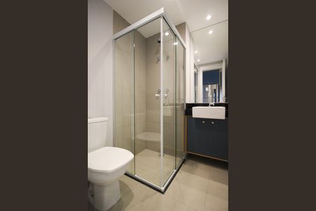 Studio para alugar com 24m², 1 quarto e sem vaga Studio para alugar com 24m², 1 quarto e sem vagaBanheiro