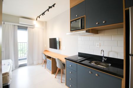 Studio para alugar com 24m², 1 quarto e sem vaga Studio para alugar com 24m², 1 quarto e sem vagaCozinha