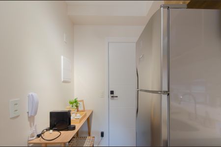 Cozinha de kitnet/studio para alugar com 1 quarto, 21m² em Alto do Ipiranga, São Paulo