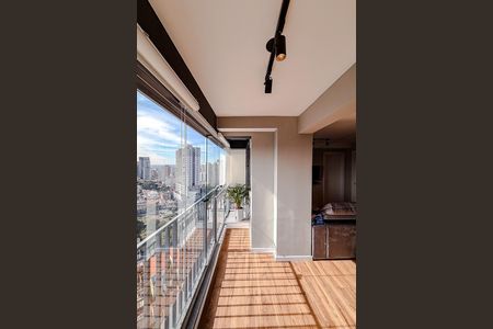 Varanda da Sala de kitnet/studio à venda com 1 quarto, 50m² em Ipiranga, São Paulo
