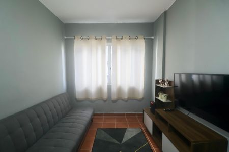 Sala de apartamento para alugar com 2 quartos, 65m² em Jardim Praiano, Guarujá
