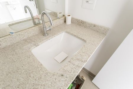Banheiro de kitnet/studio à venda com 1 quarto, 26m² em Planalto Paulista, São Paulo