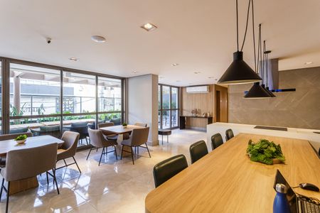 Studio à venda com 26m², 1 quarto e sem vagaÁrea comum - Salão de festas