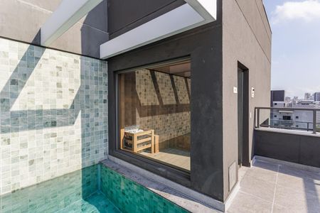 Studio à venda com 26m², 1 quarto e sem vagaSaúna