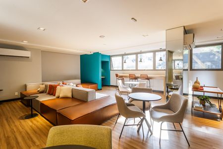 Studio à venda com 26m², 1 quarto e sem vagaSalão de jogos