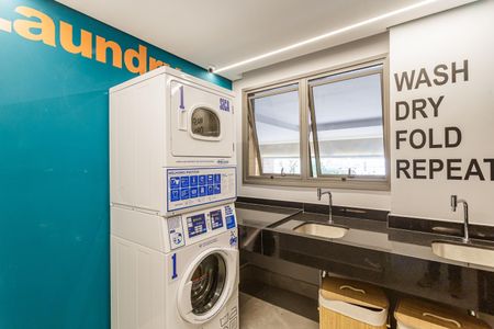 Studio à venda com 26m², 1 quarto e sem vagaLavanderia